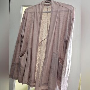 Maurices Soft Pink Cardigan sz LG